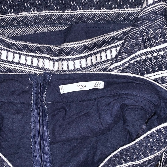 MNG beaded / embellished mini skirt, size 4 - Picture 3 of 3